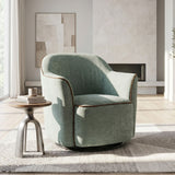 360° Swivel Accent Chair With Flared Arms