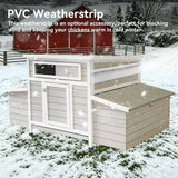 Large Chicken Coop Outdoor Hen House With Dual Nesting Boxes