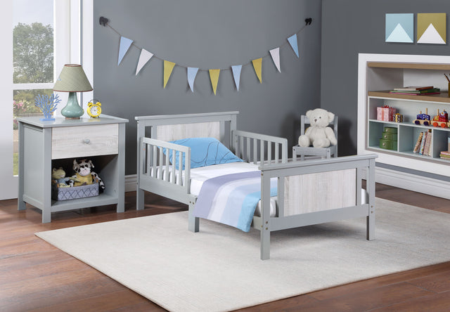Connelly - Reversible Panel Toddler Bed - Toddler Beds - Alpine Outlets