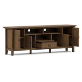 Redmond - TV Media Stand - Rustic Natural Aged Brown
