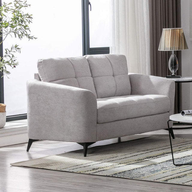 Callie - Woven Fabric Loveseat - Stationary Loveseats - Alpine Outlets