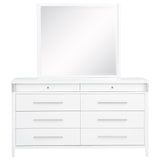 Robinson - 8 Drawer Dresser With Mirror - White