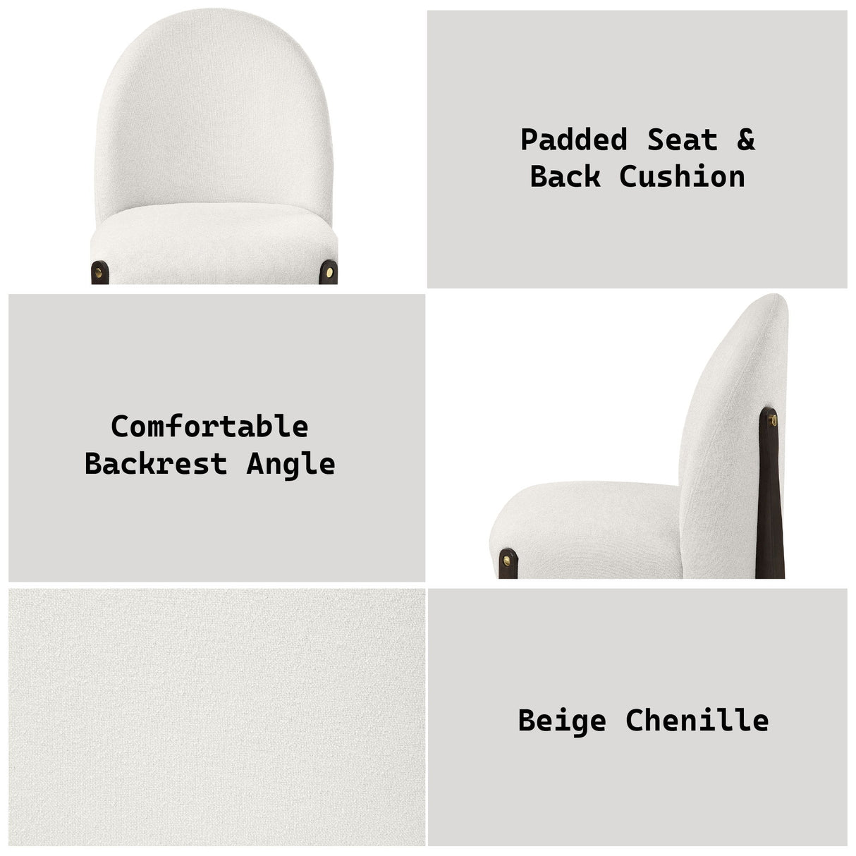 Clayten - Side Chair (Set of 2) - Beige - Chair Sets - Alpine Outlets