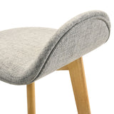 Vera - Upholstered Wood Counter Height Barstool