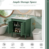 Bathroom Vanity Cabinet With Sink, Soft Close Doors, Storage Cabinet