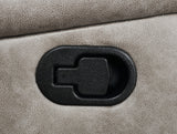 Greer Upholstered Motion Reclining Sofa in Taupe