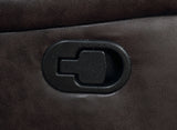 Greer 2-Piece Upholstered Reclining Sofa Set in Brown