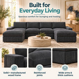 Modular Sectional Sofa, Reversible Set