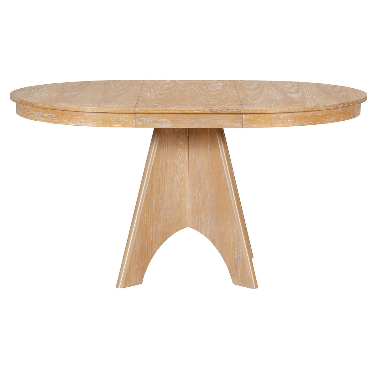 Extendable Dining Table With Sturdy Crossed Legs