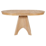 Extendable Dining Table With Sturdy Crossed Legs