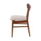 Johnson - Side Chair - Light Brown / Beige