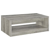 Nuberg - 2 Piece And End Table Set With Storage Drawers - Gray