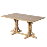 Dining Table With Trestle Base