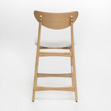Retro Modern Counter Height Chair Set With Cushioned Seats