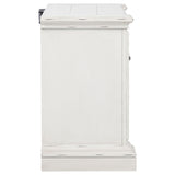 2 Drawer Nightstand With Dual USB Charging Ports - Vintage