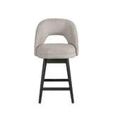Adrian - 26" Counter Height Swivel Barstool - Morning Fog / Gray