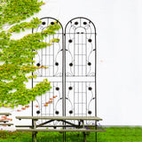 Metal Garden Trellis Rustproof Trellis For Climbing Plant Outdoor Flower Support