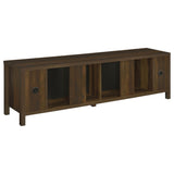 Alamitos - Electric Fireplace TV Stand With Flame Visualizer - Pine Wood