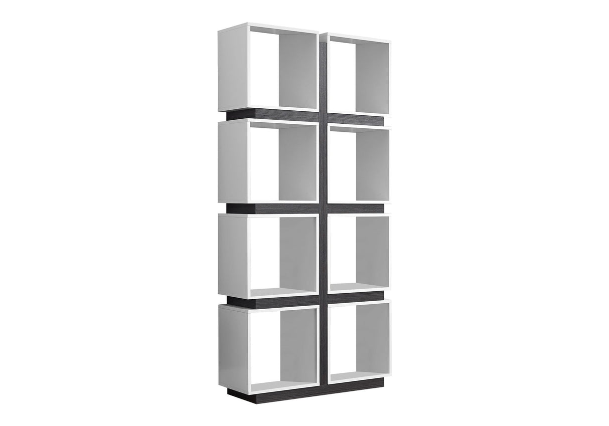 Bookshelf, Bookcase, Etagere, 5 Tier, For Office, Contemporary & Modern - White - Etageres - Alpine Outlets