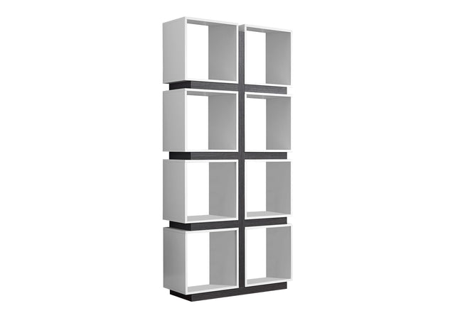 Bookshelf, Bookcase, Etagere, 5 Tier, For Office, Contemporary & Modern - White - Etageres - Alpine Outlets