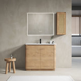 Freestanding Bathroom Vanity With Sink And 2 Soft Close Doors