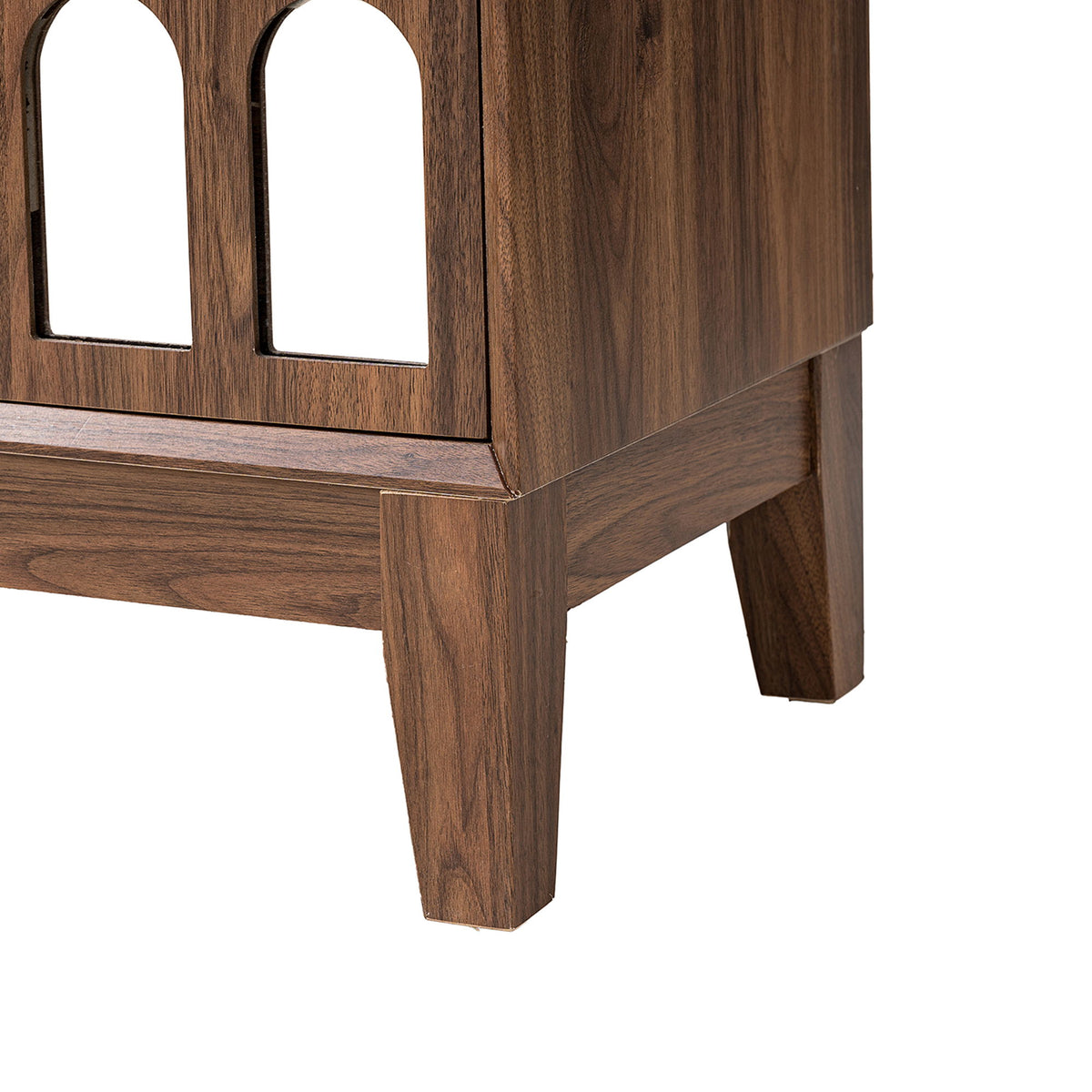 Double Door Cabinet - Walnut