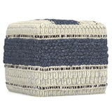 Grady - Handcrafted Square Pouf
