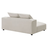 66 Inch Modular Upholstered Fabric Armless Loveseat - Loveseats available at Alpine Outlets in Denver