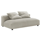 66 Inch Modular Upholstered Fabric Armless Loveseat - Loveseats available at Alpine Outlets in Denver