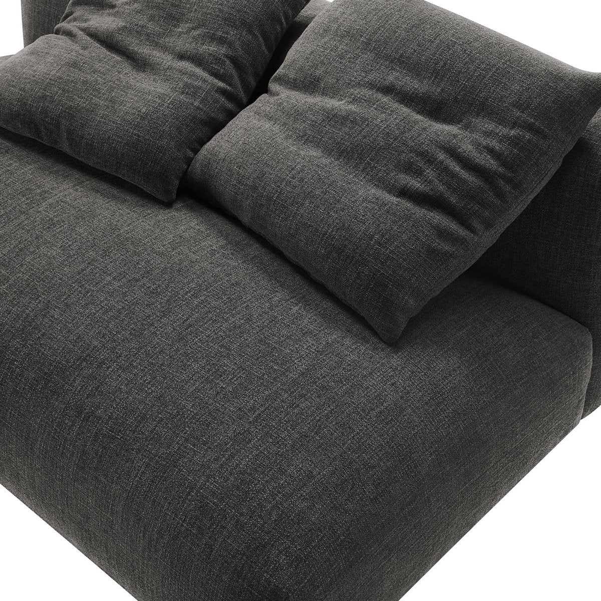 66 Inch Modular Upholstered Fabric Armless Loveseat - Loveseats available at Alpine Outlets in Denver