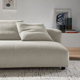66 Inch Modular Upholstered Fabric Armless Loveseat - Loveseats available at Alpine Outlets in Denver