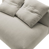 66 Inch Modular Upholstered Fabric Armless Loveseat - Loveseats available at Alpine Outlets in Denver