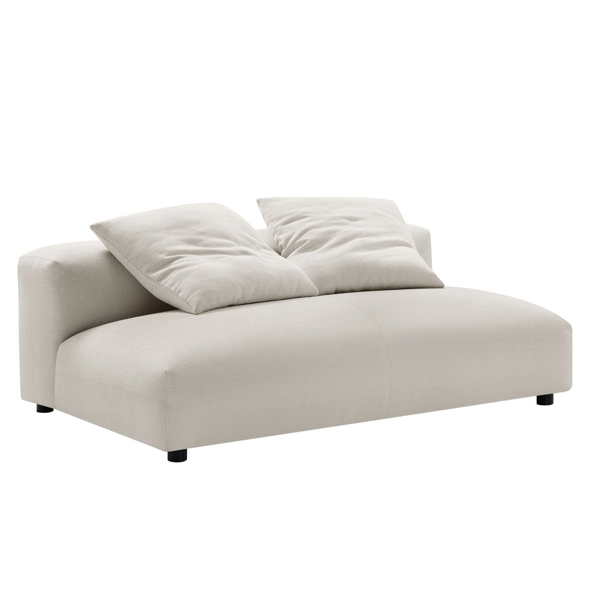 66 Inch Modular Upholstered Fabric Armless Loveseat - Loveseats available at Alpine Outlets in Denver