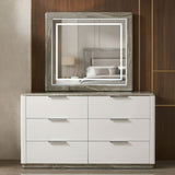 Jazz - LED Mirror With Touch Sensor Switch (Dresser Not Included) - White