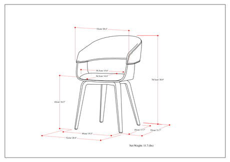 Lowell - Upholstered Bentwood Dining Chair - Arm Chairs - Alpine Outlets