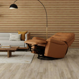 Oslo Antelope - Swivel Glider Recliner With Manual Footrest