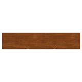 Harper - TV Stand Media Console With Curved Doors - Brown