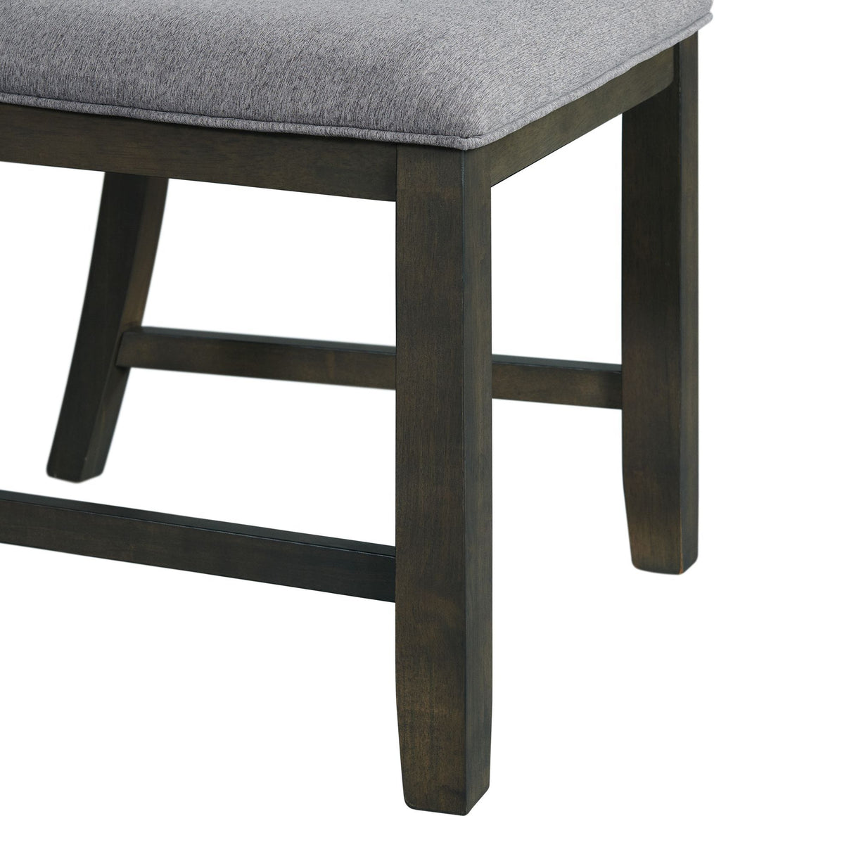 Amherst - Dining Side Chair With Fabric Cushion Side Stretcher (Set of 2) - Gray Finish
