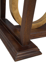 Everly - Console - Dark Brown / Gold