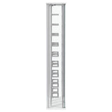 Wine Storage LED Curio Cabinet - Chrome