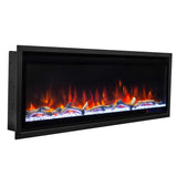 Electric Fireplace With Frame