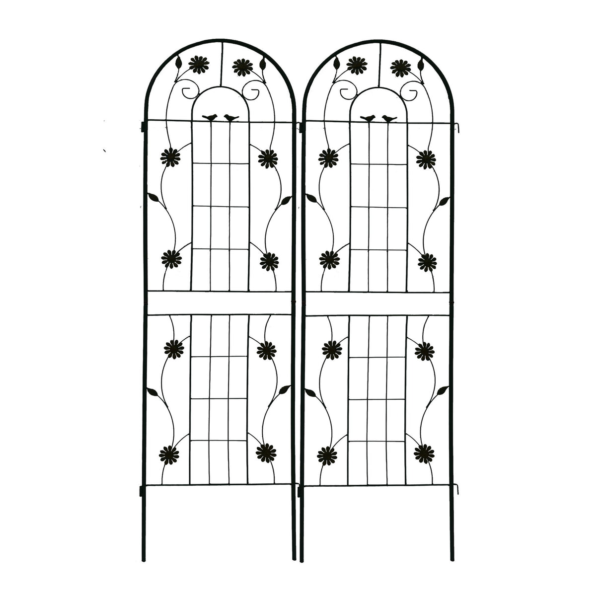 Metal Garden Trellis Rustproof Trellis For Climbing Plant Outdoor Flower Support