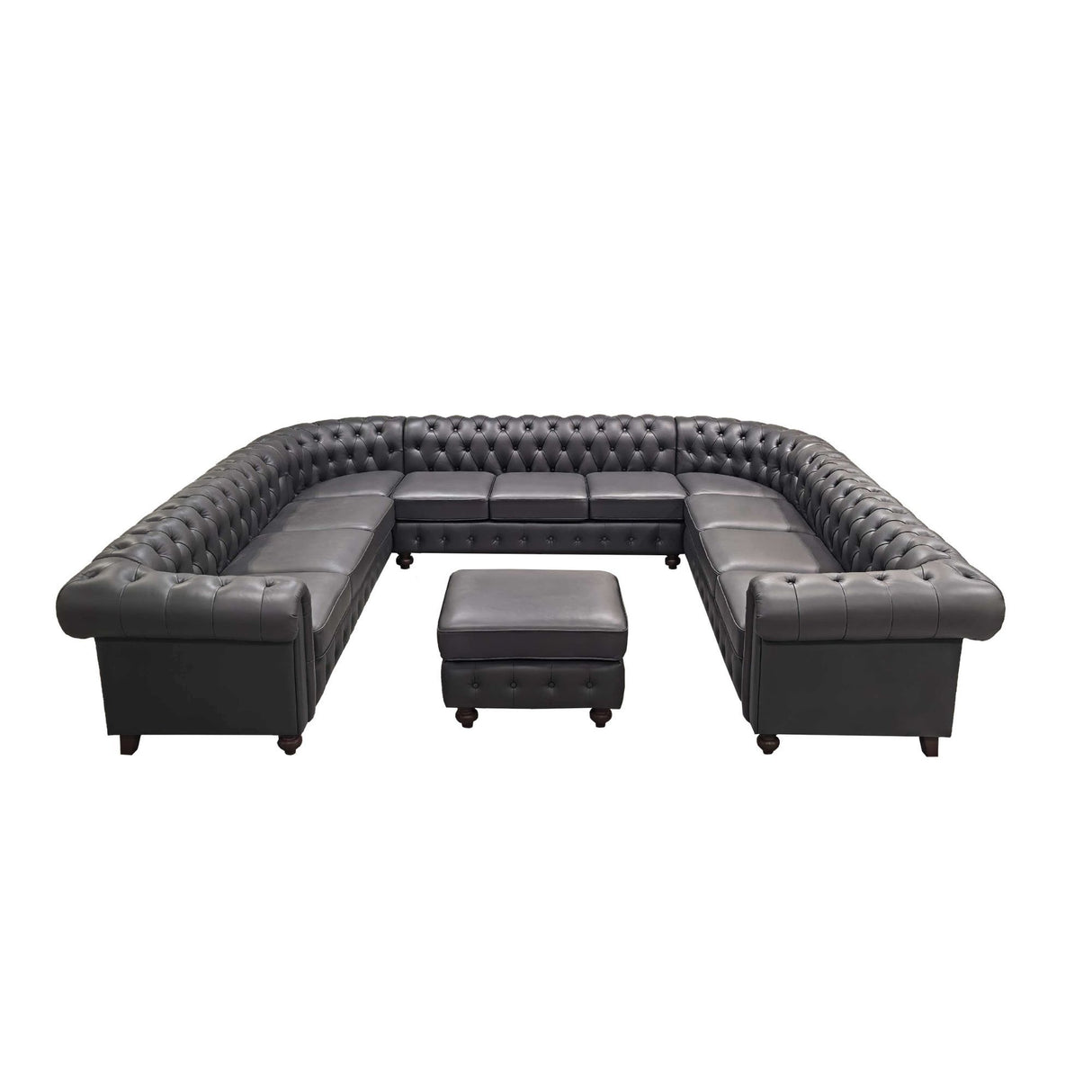 Chesterfield Vintage Style U - Shape Sectional