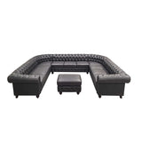 Chesterfield Vintage Style U - Shape Sectional