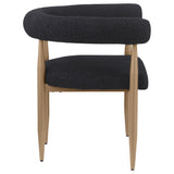 Crofton - Upholstered Dining Arm Chair (Set of 2) - Black