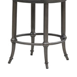 Vince - Commercial Grade Steel Frame Faux Leather Upholstered Swivel Counter Height Barstool