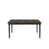 Claudia II - Weathered 7 Pieces Dining Room Set - Gray