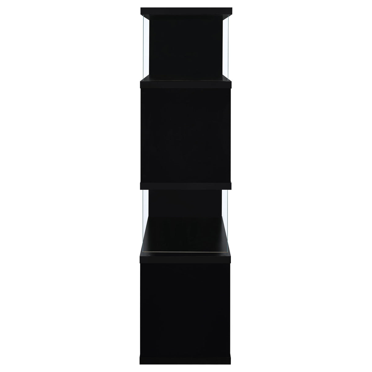Elias - 4 Shelf Bookshelf With Zigzag Design