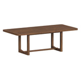 Glinda - Dining Table With 18" Leaf - Brown