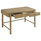 Benson - 2 Drawer Vanity Desk Makeup Table - Sand
